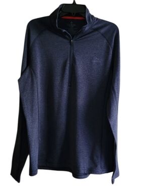 L.L. Bean Venture Stretch Navy Qtr-Zip Performance Pullover